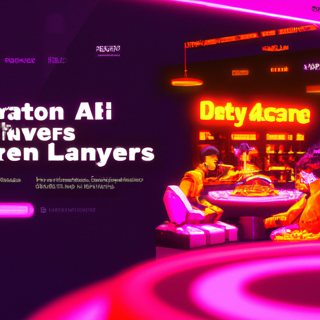 Hero: Arcade Atlas lobby with neon avatars and HUD